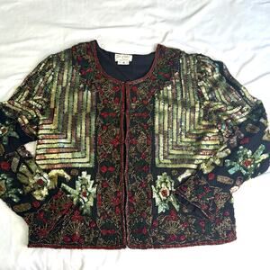 Tan-Chho Vintage 80's Multi-Colored Sequin Jacket
